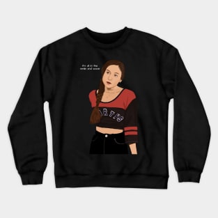 Waverly Earp in Shorty's Shirt (Wynonna Earp) Crewneck Sweatshirt